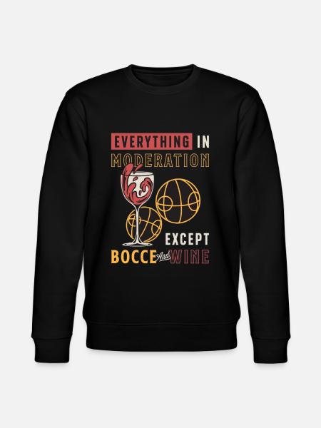 Bocle Tout, Modération Pétanque Boule - Sweat bio CHANGER Stanley/Stella Unisexe - noir