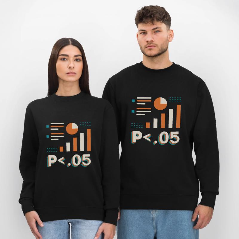 Data Analyst P < .05 Computer Science Programming Stanley/Stella Unisex Bio-Sweatshirt CHANGER 