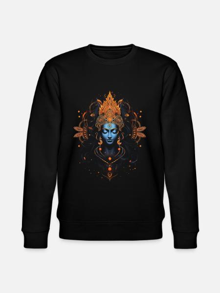 Hinduismus Götter Kunst Frieden Antike - Stanley/Stella Unisex Bio-Sweatshirt CHANGER - Schwarz