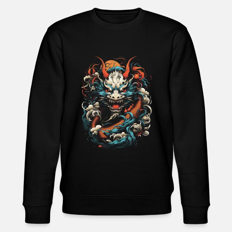 Dragon japonais Japon - Sweat bio CHANGER Stanley/Stella Unisexe - noir