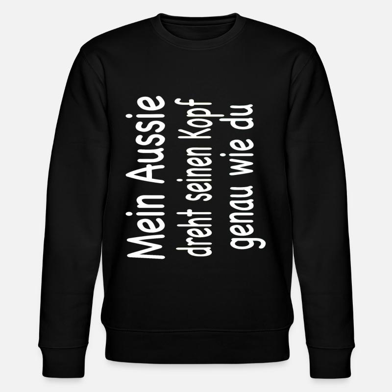 Australian Shepherd - Aussie - Stanley/Stella Unisex Bio-Sweatshirt CHANGER - Schwarz