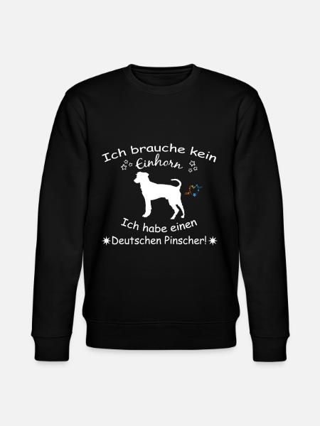 Deutscher Pinscher - Stanley/Stella Unisex Bio-Sweatshirt CHANGER  - Schwarz