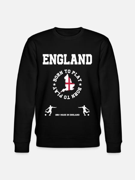 England - Stanley/Stella CHANGER Unisex Organic Sweatshirt - black