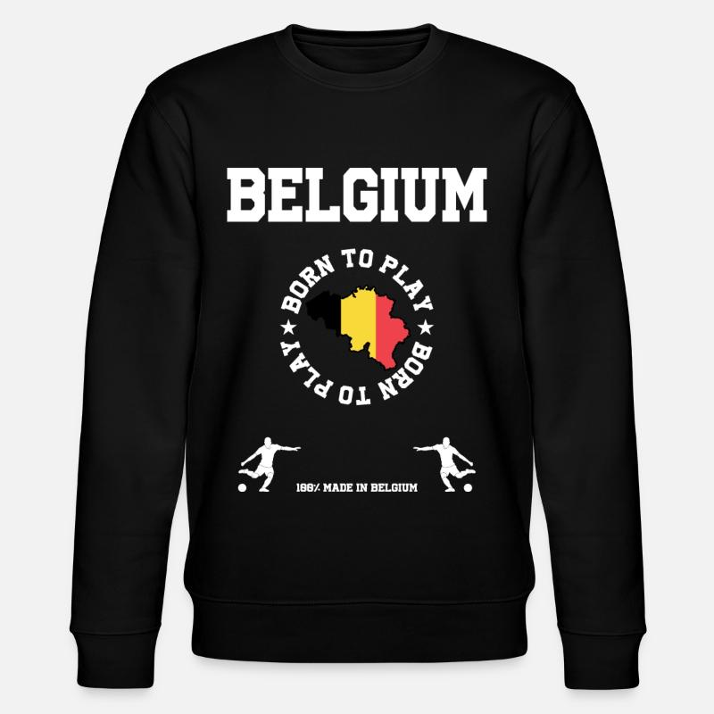 Belgique - Sweat bio CHANGER Stanley/Stella Unisexe - noir