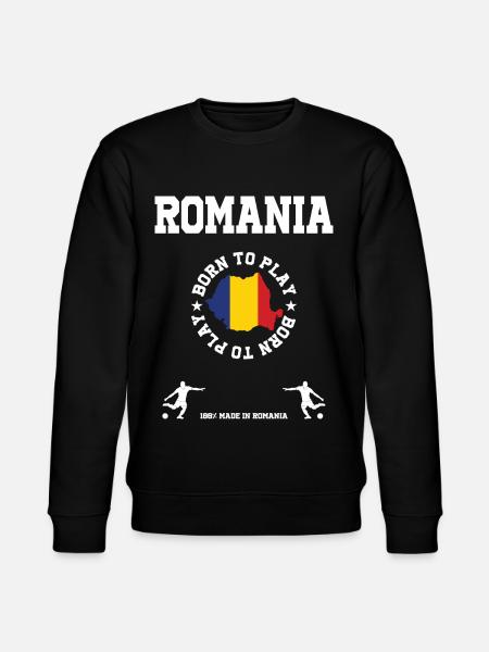 Rumänien - Stanley/Stella Unisex Bio-Sweatshirt CHANGER - Schwarz