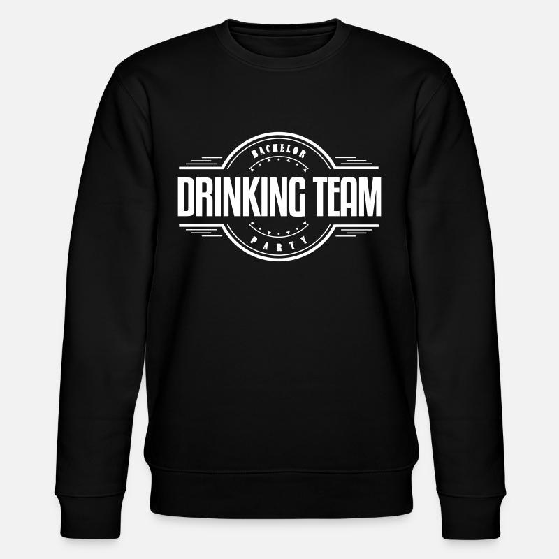 bachelor party drinking team2 - Stanley/Stella Unisex Bio-Sweatshirt CHANGER  - Schwarz