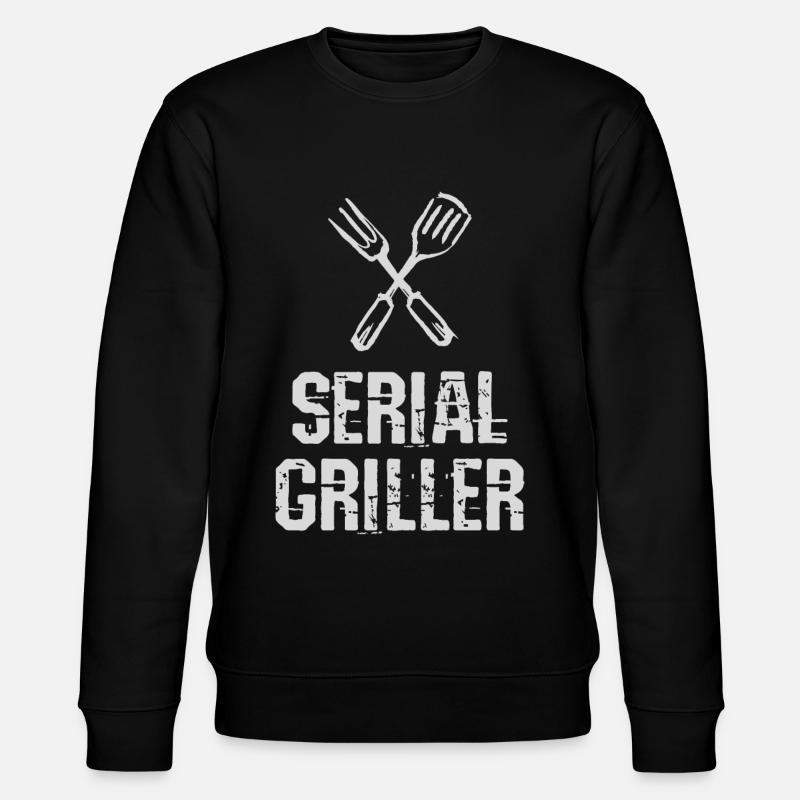 Seriengriller BBQ Grillprofi Grillbesteck - Stanley/Stella Unisex Bio-Sweatshirt CHANGER - Schwarz