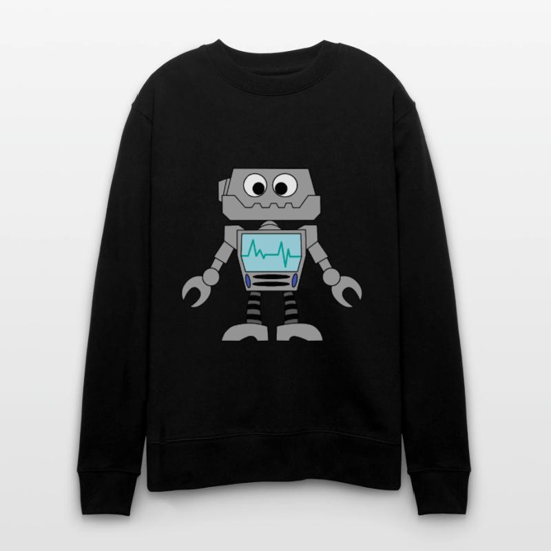Roboter Technik Computer Elektronik Geschenkidee Stanley/Stella Unisex Bio-Sweatshirt CHANGER 