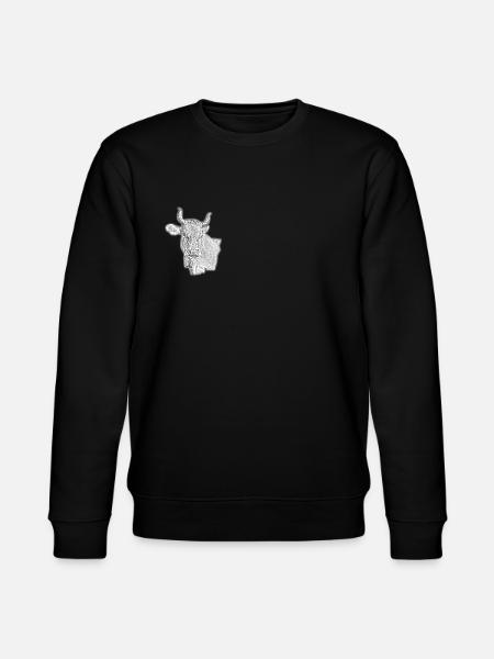 Pencil cow - Stanley/Stella CHANGER Unisex Organic Sweatshirt - black