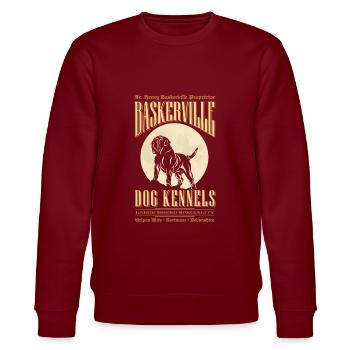 Baskerville Couleur - Sweat bio CHANGER Stanley/Stella Unisexe - bordeaux - Devant - Nik (191cm) & Marisol (170cm)