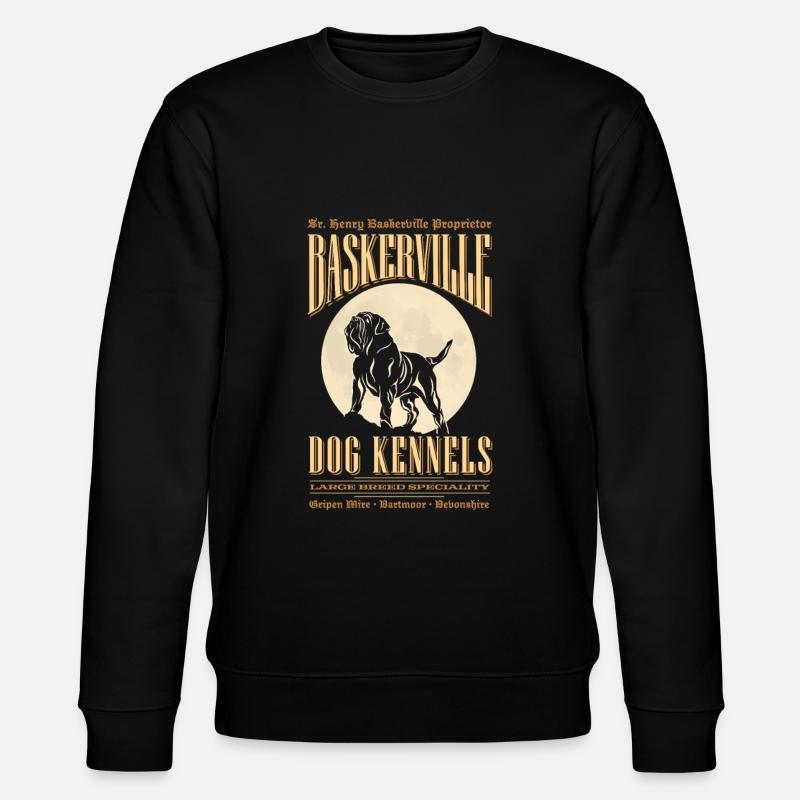 Baskerville Farbe - Stanley/Stella Unisex Bio-Sweatshirt CHANGER  - Schwarz
