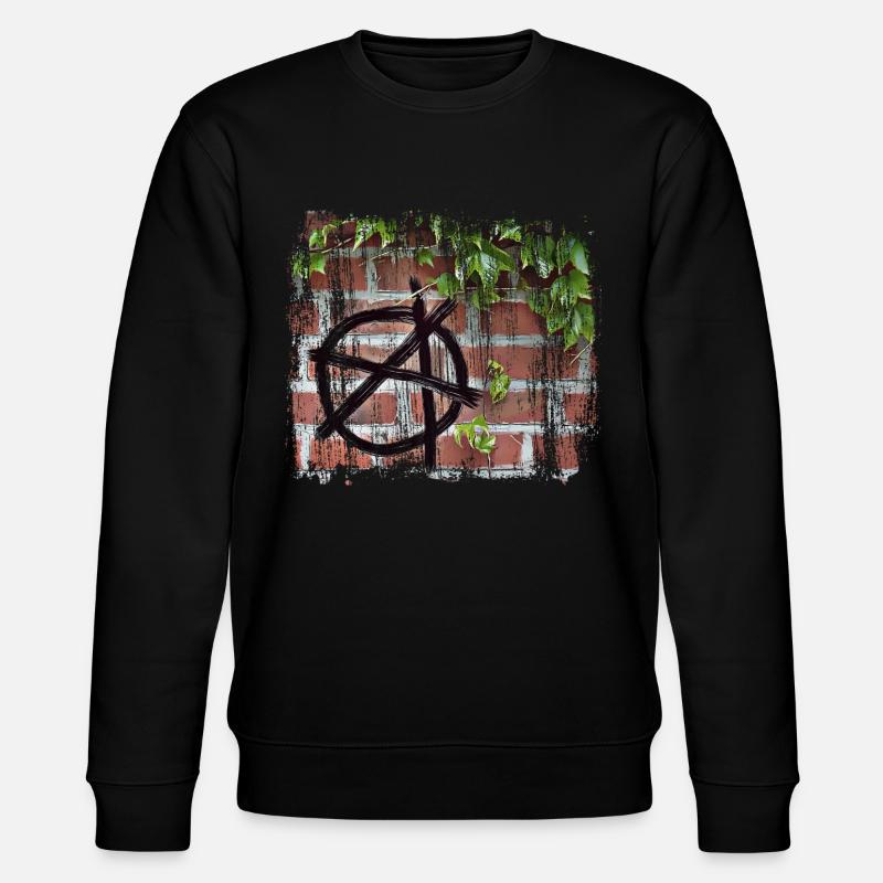 anarchie - Stanley/Stella Unisex Bio-Sweatshirt CHANGER  - Schwarz