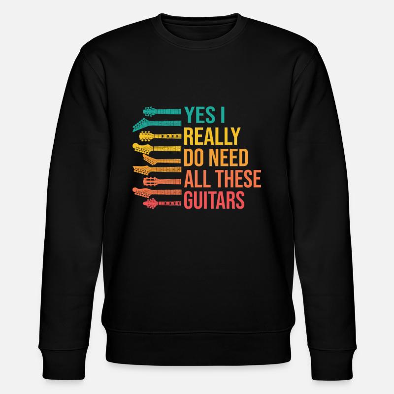 Guitares Papa Guitariste - Sweat bio CHANGER Stanley/Stella Unisexe - noir