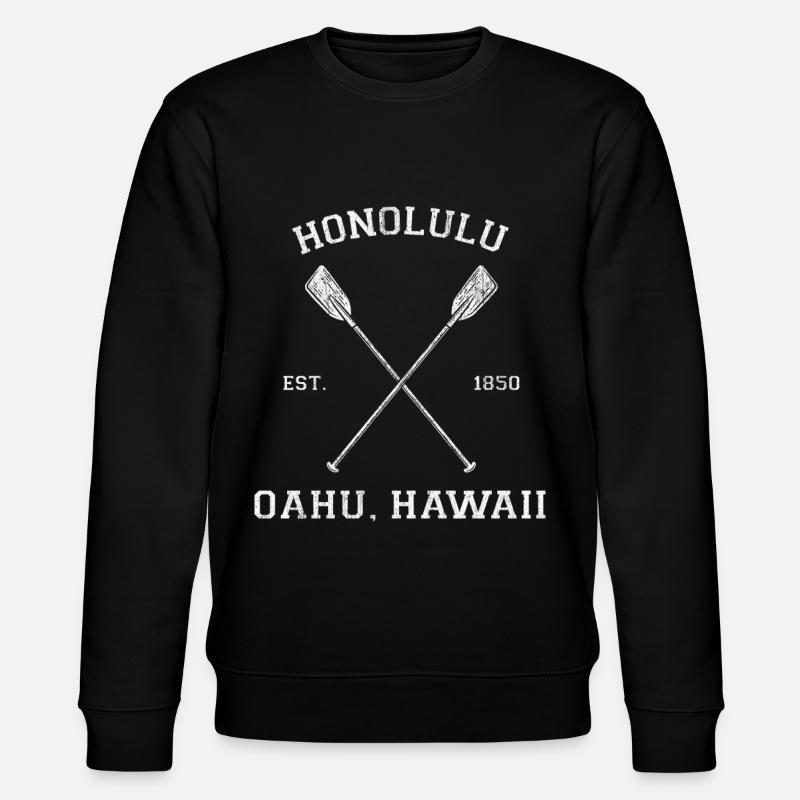 Honolulu Hawaii Urlaub - Stanley/Stella Unisex Bio-Sweatshirt CHANGER  - Schwarz