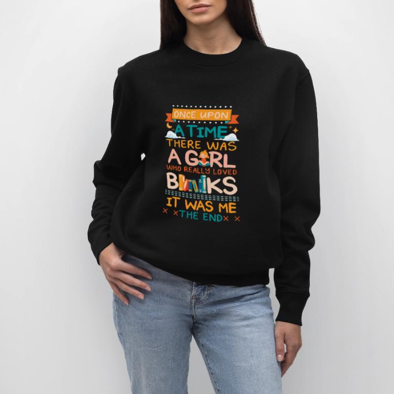 Es war einmal ein Mädchen, das Bücher liebte Stanley/Stella Unisex Bio-Sweatshirt CHANGER 