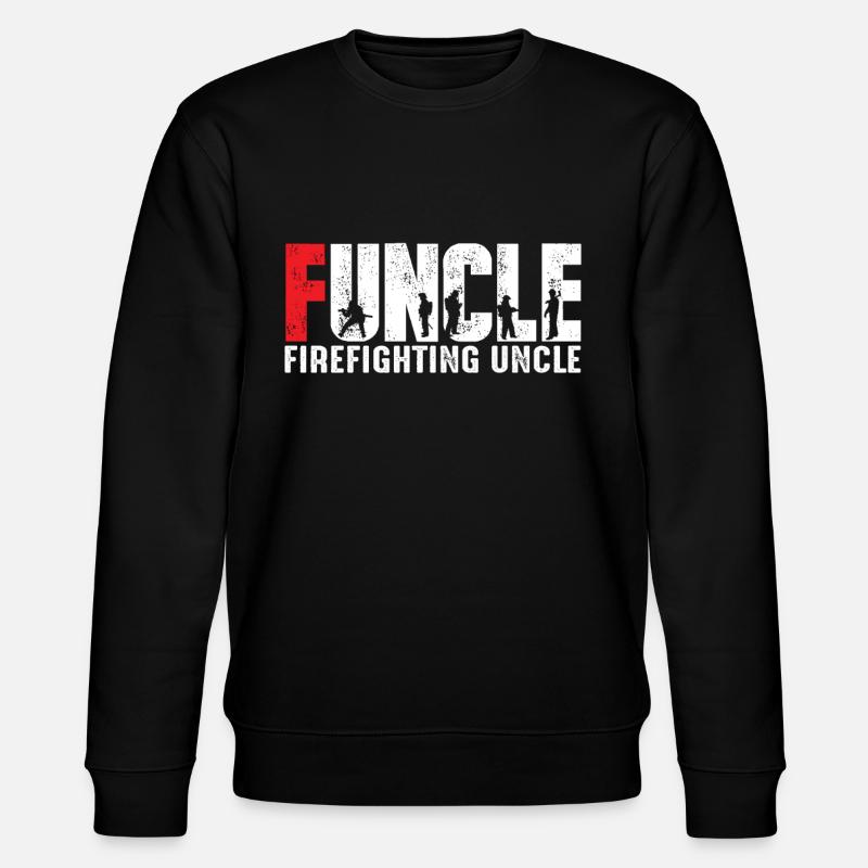 Funcle pompier oncle - Sweat bio CHANGER Stanley/Stella Unisexe - noir