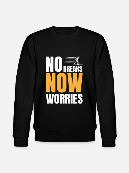 Langläufer Biathlon Skilangläufer - Stanley/Stella Unisex Bio-Sweatshirt CHANGER  - Schwarz