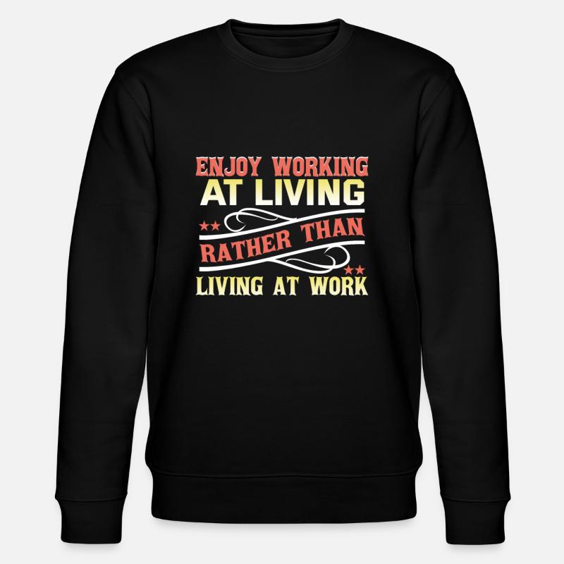 Pensionierung Geschenkidee Rente Arbeitskollege - Stanley/Stella Unisex Bio-Sweatshirt CHANGER  - Schwarz