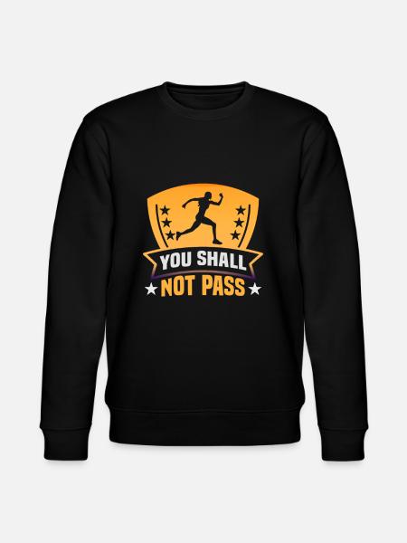 Running Marathon Runner Running - Stanley/Stella CHANGER Unisex Organic Sweatshirt - black