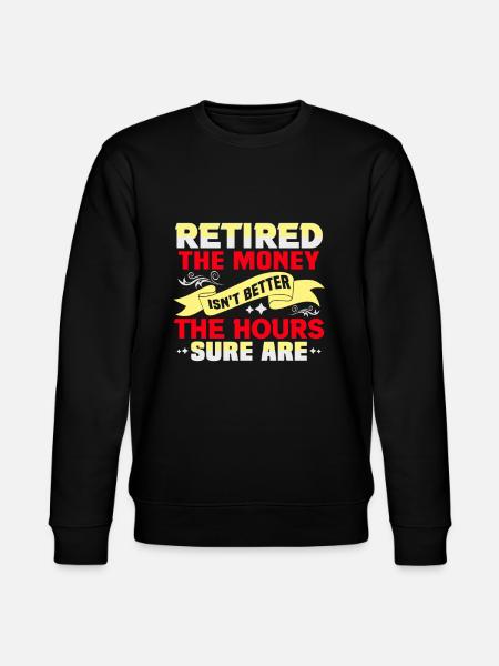 Retirement Gift idea Pension - Stanley/Stella CHANGER Unisex Organic Sweatshirt - black