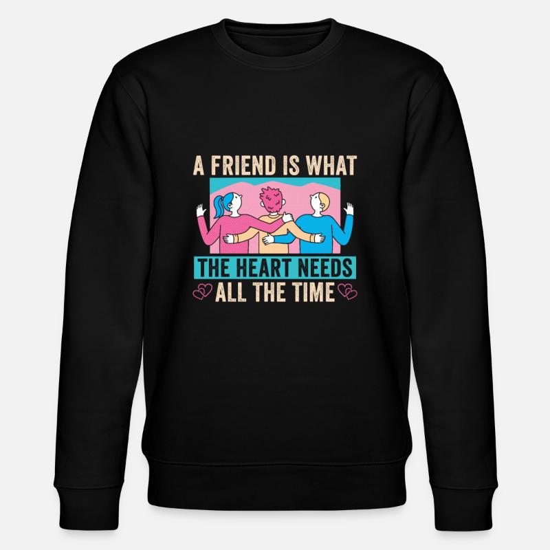 Cadeau d’amitié Ami - Sweat bio CHANGER Stanley/Stella Unisexe - noir