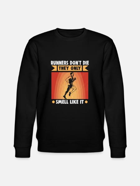 Running Marathon Runner Running - Stanley/Stella CHANGER Unisex Organic Sweatshirt - black