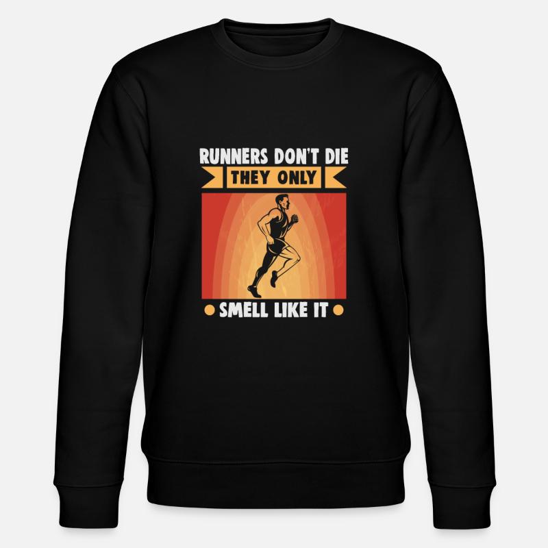 Running Marathon Runner Running - Sweat bio CHANGER Stanley/Stella Unisexe - noir