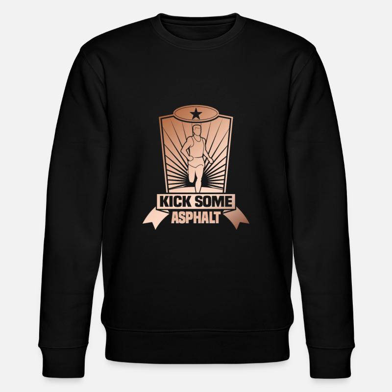 Running Marathon Runner Running - Sweat bio CHANGER Stanley/Stella Unisexe - noir