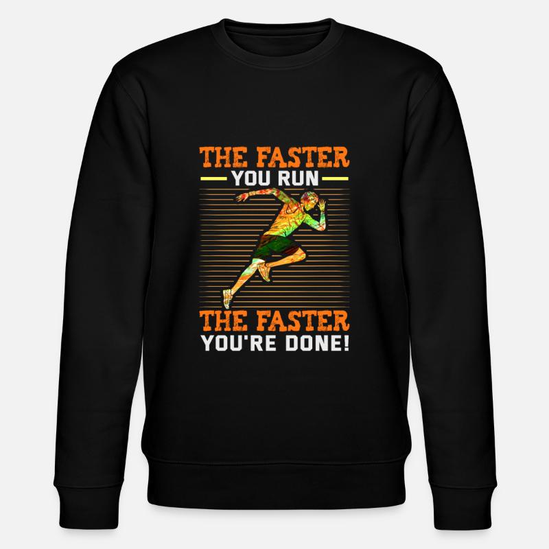 Running Marathon Runner Running - Sweat bio CHANGER Stanley/Stella Unisexe - noir