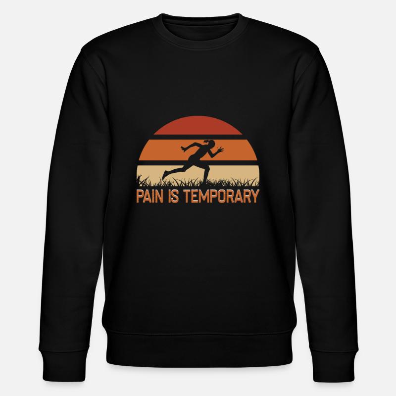 Running Marathon Runner Running - Sweat bio CHANGER Stanley/Stella Unisexe - noir