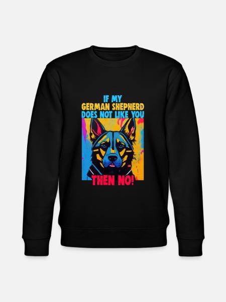 Dogs German Shepherd Dog lovers - Stanley/Stella CHANGER Unisex Organic Sweatshirt - black