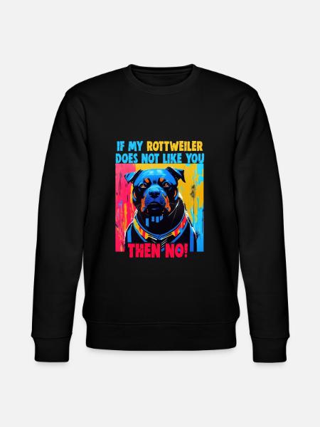 Dogs Rottweiler Dog lovers - Stanley/Stella CHANGER Unisex Organic Sweatshirt - black