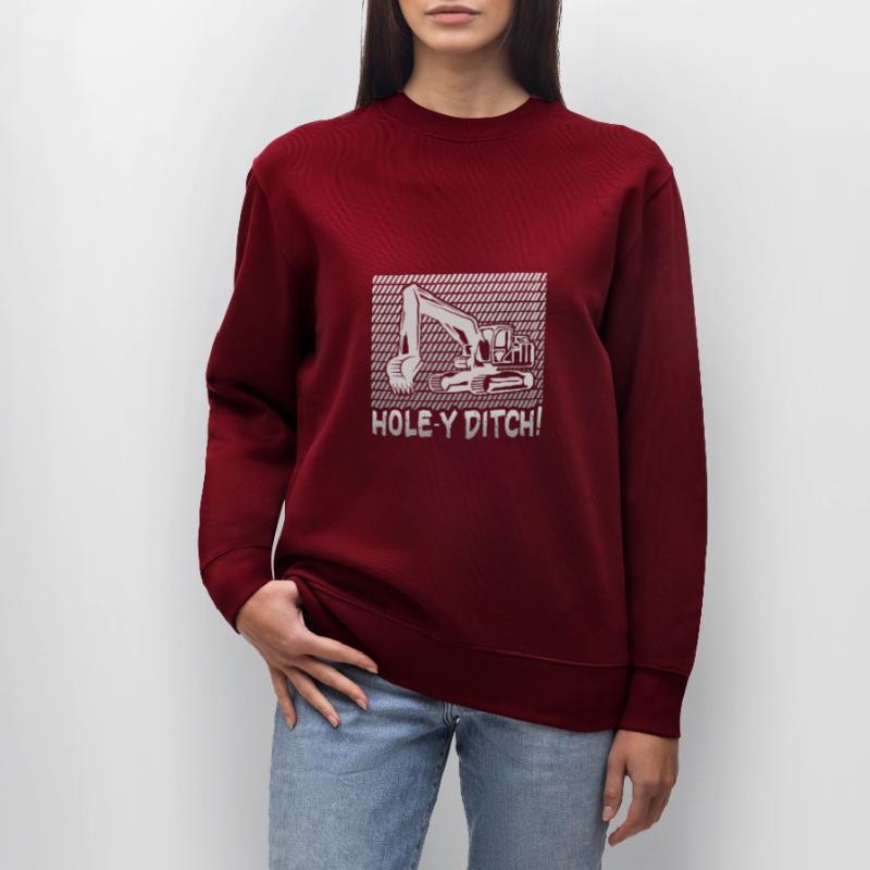 Crane operator design for excavator operators and construction workers Stanley/Stella CHANGER Unisex Organic Sweatshirt