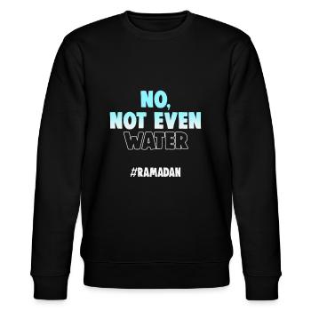 Quran Verse Islam Quotes Muslim Ramadan Texts - Stanley/Stella CHANGER Unisex Organic Sweatshirt - black - Front - Nik (191cm) & Marisol (170cm)
