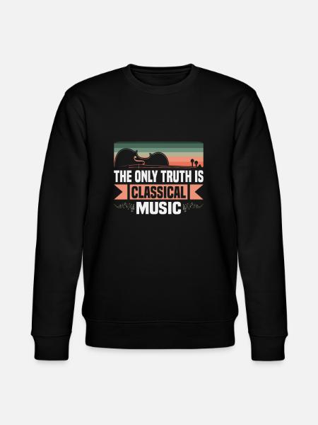 Classical Music Orchestra Musicians - Stanley/Stella CHANGER Unisex Organic Sweatshirt - black