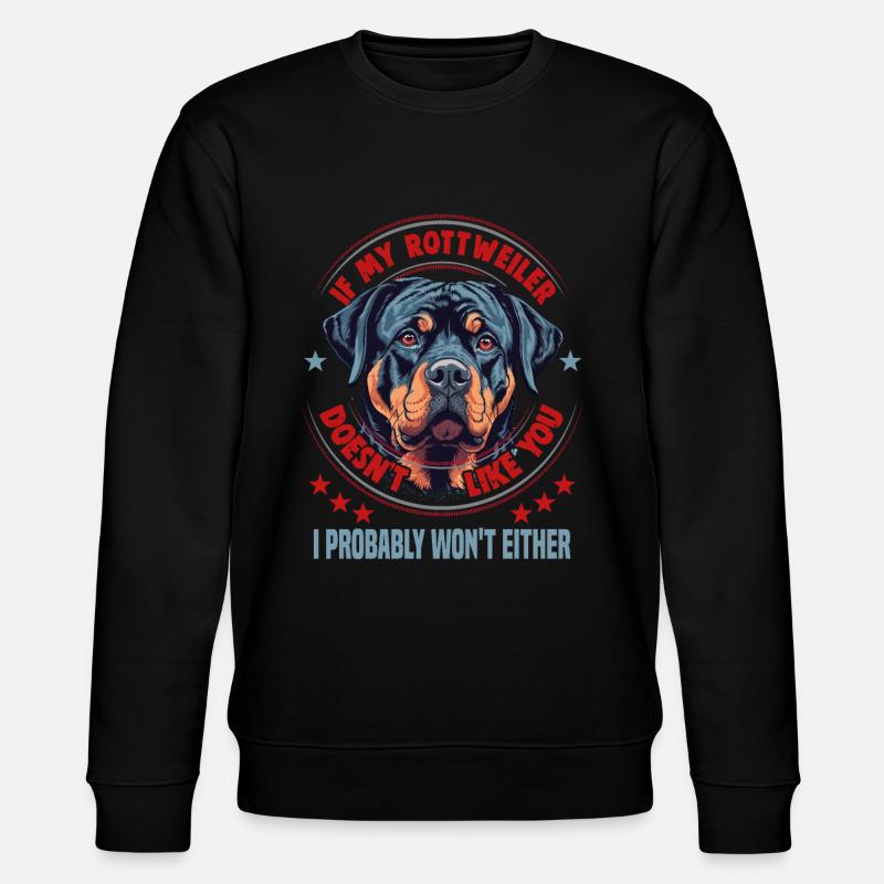 Chiens Rottweiler Dog Lovers - Sweat bio CHANGER Stanley/Stella Unisexe - noir