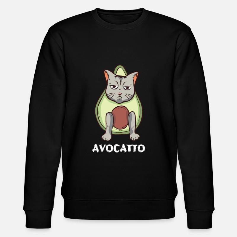 Conception d’avocat pour les végétariens et les végétaliens - Sweat bio CHANGER Stanley/Stella Unisexe - noir