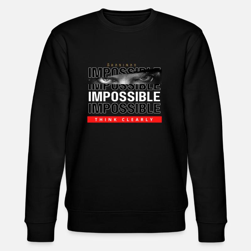 Shanimax Impossible - Sweat bio CHANGER Stanley/Stella Unisexe - noir