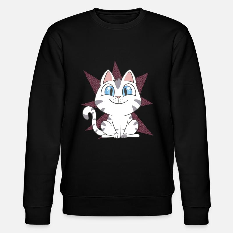 Chat mignon - Sweat bio CHANGER Stanley/Stella Unisexe - noir