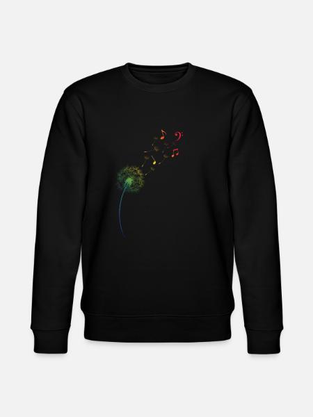Rainbow dandelion dandelion sheet music - Stanley/Stella CHANGER Unisex Organic Sweatshirt - black
