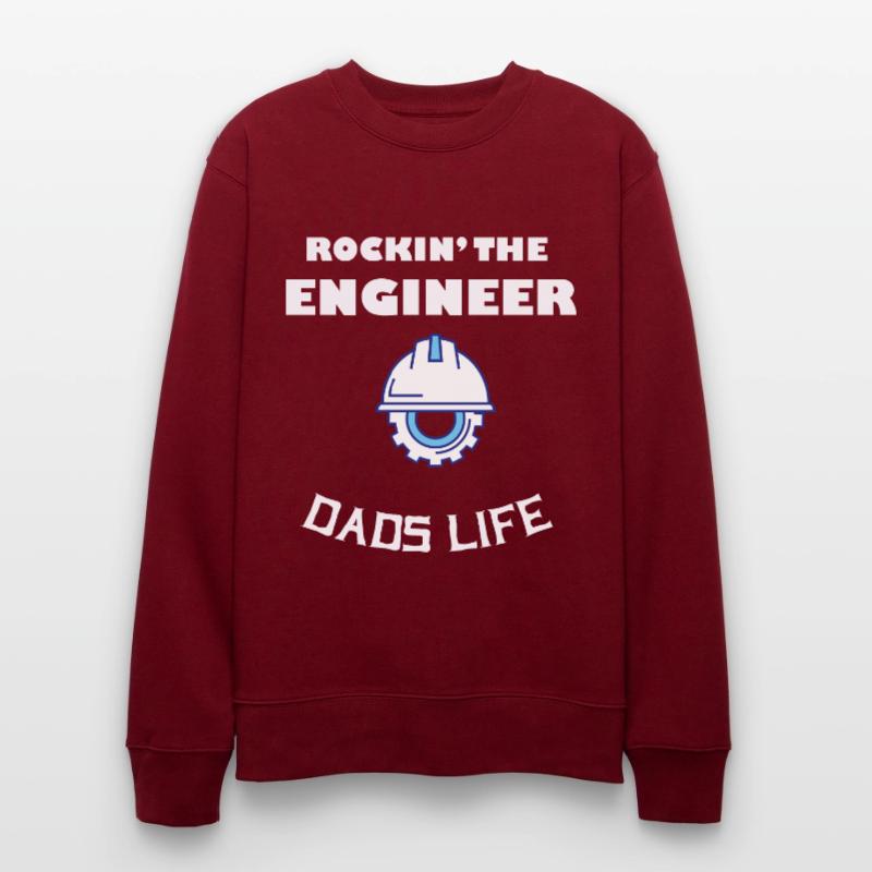 Rockin' the Engineer Dads Life Programmers Math Ge Stanley/Stella CHANGER Unisex Organic Sweatshirt