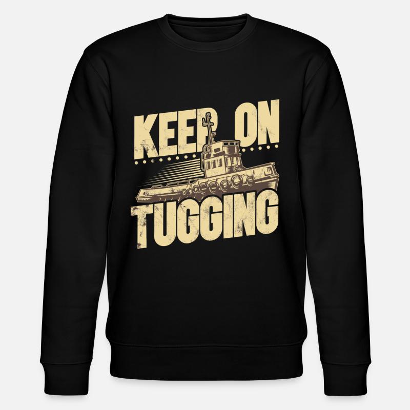 Schlepper Schleppboot Tug Life - Stanley/Stella CHANGER Unisex Organic Sweatshirt - black