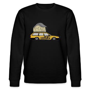 Lowrider Antje avec tente de toit et logo - Sweat bio CHANGER Stanley/Stella Unisexe - noir - Devant - Nik (191cm) & Marisol (170cm)