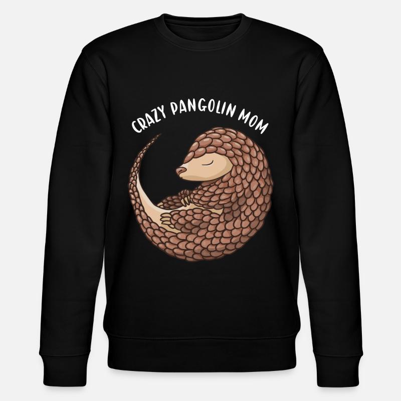 Crazy Pangolin Maman Pangolin - Sweat bio CHANGER Stanley/Stella Unisexe - noir