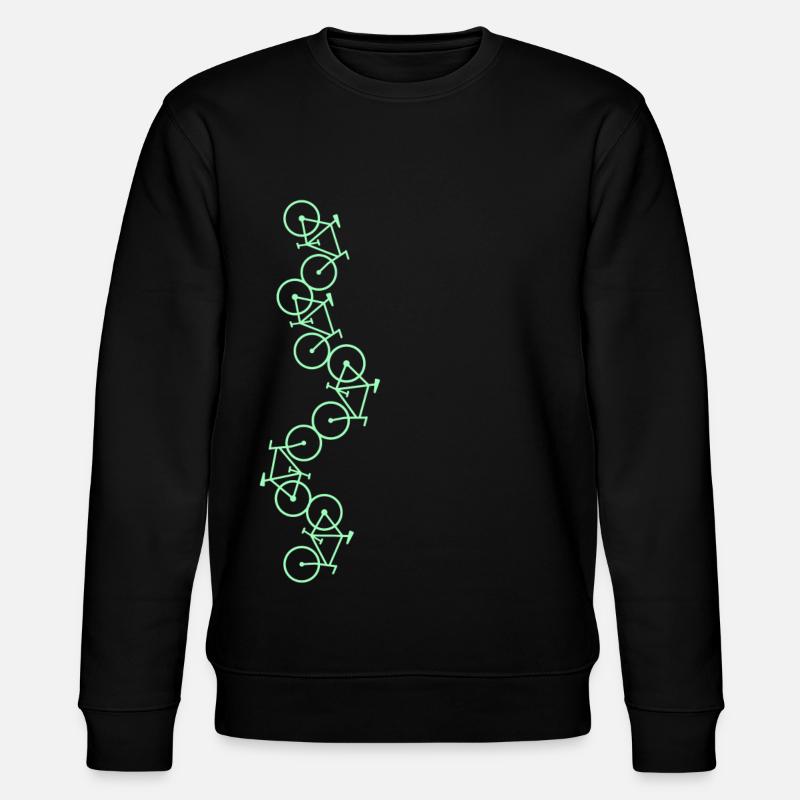 Fahrrad design - Stanley/Stella Unisex Bio-Sweatshirt CHANGER - Schwarz