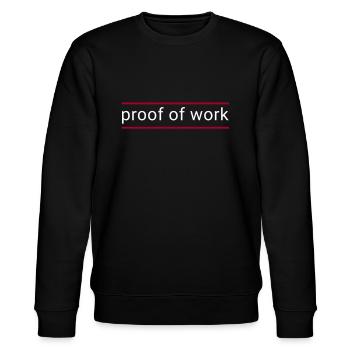proof of work - Stanley/Stella Unisex Bio-Sweatshirt CHANGER  - Schwarz - Vorne - Nik (191cm) & Marisol (170cm)