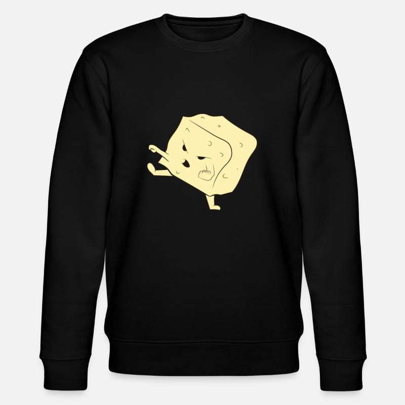 Tofu Fighting Gift - Stanley/Stella Unisex Bio-Sweatshirt CHANGER  - Schwarz