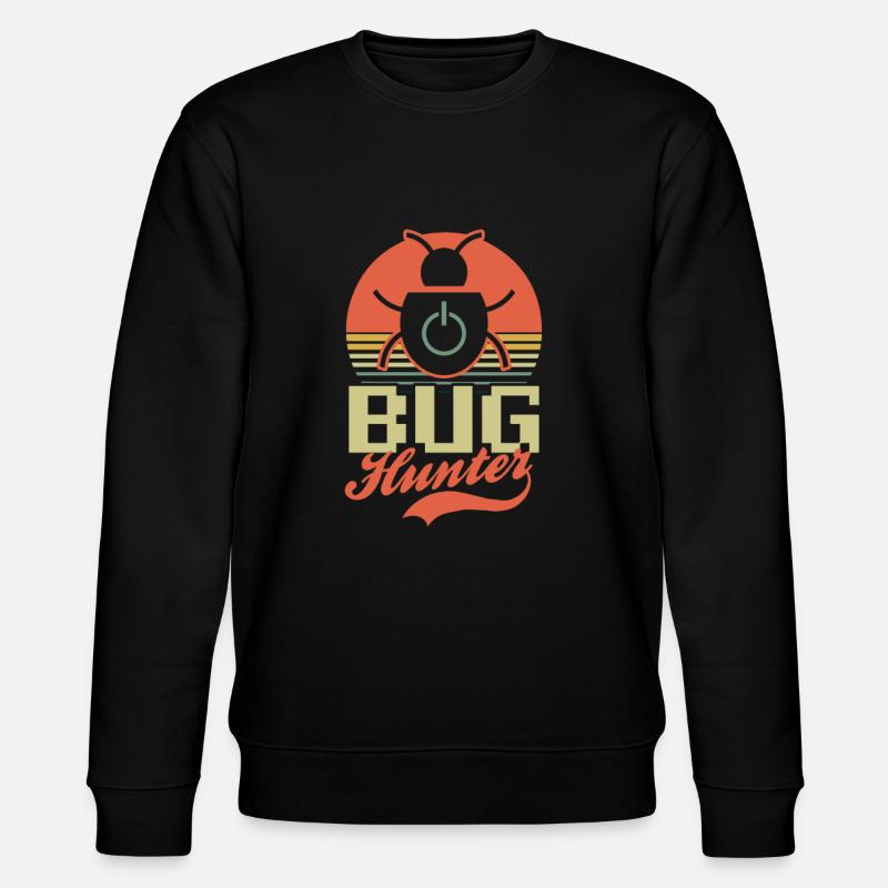 Computer Programmierung Bug Hunter - Stanley/Stella Unisex Bio-Sweatshirt CHANGER - Schwarz