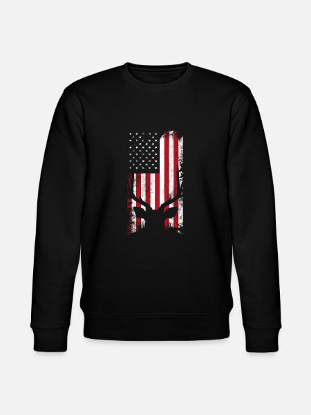 Chasse au drapeau américain - Sweat bio CHANGER Stanley/Stella Unisexe - noir
