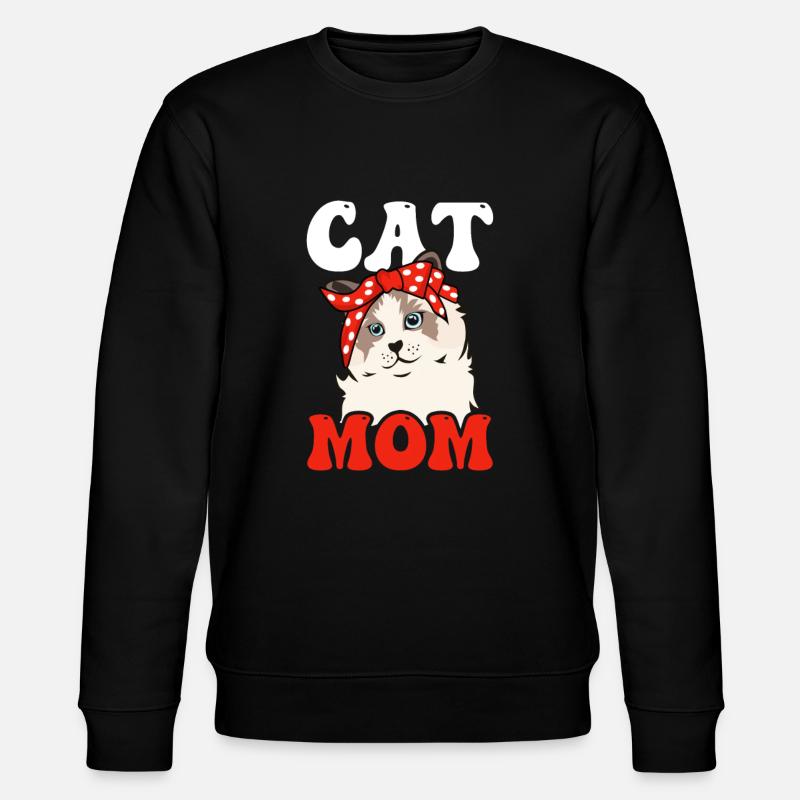 Ragdoll Chat Bandana Chat Maman - Sweat bio CHANGER Stanley/Stella Unisexe - noir